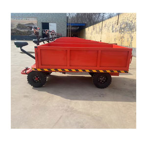 Nhà Máy Chuyên Nghiệp Các Trang Trại Nhỏ Điện Nhỏ Hàng Hóa Xe Đẩy Giỏ Hàng Bốn Bánh Xe Gấp Điện Phẳng Xe Tải - Product Image 2