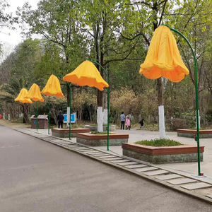 Conception créative corps à induction détection électrique <span class=keywords><strong>ouverture</strong></span> et fermeture fleur 2.3 mètres jardin parc centre commercial décoration - Product Image 3