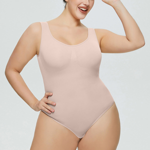 Bán Buôn Lụa Bodysuit Cho Người Lớn Cộng Với Kích Thước Liền Mạch Tummy Kiểm Soát Mông Nâng Lên Ánh Sáng Shapewear Mức Độ Eo Giảm Béo Thoáng Khí - Product Image 1