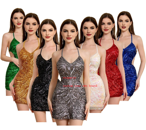 Ecoparty Shiny Strap 1920s Lentejuelas Fringe <span class=keywords><strong>Charleston</strong></span> Flapper Vestidos de baile Disfraces Impresionante 20's Great Gatsby Dress - Product Image 1