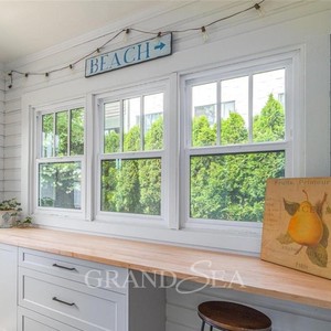 Grandsea mới đến pháp nhôm Sash đôi kính cửa sổ nhôm treo cửa sổ cho khách sạn biệt thự nhà - Product Image 2