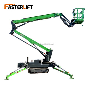 12m 14m 16m 18m Diesel Benzin Hydraulische Gelenkteleskop-Arbeitsbühne mit Verstellbarem Raupenfahrwerk Spinnen-Hebebühne - Product Image 5