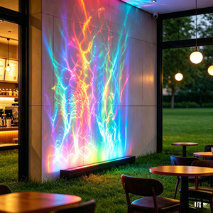 <span class=keywords><strong>Projecteur</strong></span> d'ondes linéaires LED RGBW 3D dynamique rotatif étanche IP65 80W pour <span class=keywords><strong>piscine</strong></span>, jardin et éclairage de scène - Product Image 3