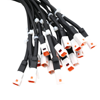 Produsen JST GH SM harnes kabel komunikasi kustom 2 Pin kawat Harness rakitan kabel Molex XH elektronik PTFE PBT