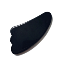 HZ Livraison Rapide Soins Personnels Beauté Planche Gua Sha Carrée en Obsidienne Noire