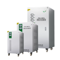 Stabilisateur de tension automatique SVC 30KVA 60kVA AC, compensation AVR, régulateur de tension en cuivre avec écran LCD, triphasé