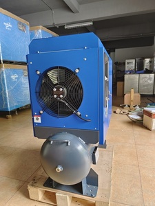 Airstone 3.7kw 4.5kw 5.5kw 7.5kw 5hp 6hp 7hp 10hp Allinone kombine Pm Vsd 1/3 faz vidalı hava kompresörü 2 tanklı - Product Image 5