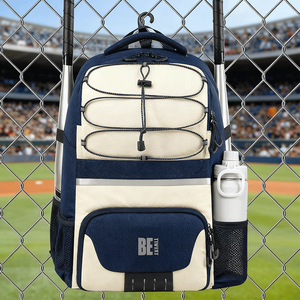 Sac à <span class=keywords><strong>dos</strong></span> de sport personnalisé grande capacité pour équipement de baseball et softball, avec compartiment à chaussures pour joueurs d'équipe - Product Image 1