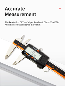 Elektronische Digitale Nonius Micrometer Remklauw Meetinstrument Roestvrij Staal Lcd-Scherm 0-<span class=keywords><strong>6</strong></span> <span class=keywords><strong>Inch</strong></span>/150Mm 0-200 0-300 - Product Image 3