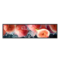 Écran LCD Barre Allongée BOE 49,5 pouces avec Carte Pilote et Prise en Charge d'Animation, Résolution 1920x540, Luminosité 500 cd/m² pour Centres Commerciaux
