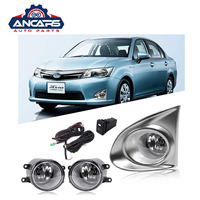 Kit de feux antibrouillard pour Toyota Corolla Axio Fielder 2012 2013 2014 2015, avec cache chromé, pièces de carrosserie automobile