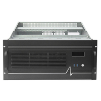 Mendukung empat arah GPU 5U rak Mount Server Chassis Aluminium EATX industri PC Server Case dengan penuh PCIE Slot