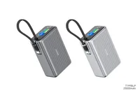 Baisco T199BLP 3C certifié selon la norme nationale, batterie Li-Polymère 20000mAh, chargeur portable avec câble intégré, charge rapide, ABS