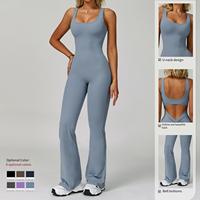 Ensemble de combinaison de sport et yoga, tenue de gym, tenue de fitness, combinaison de sport en nylon et élasthanne