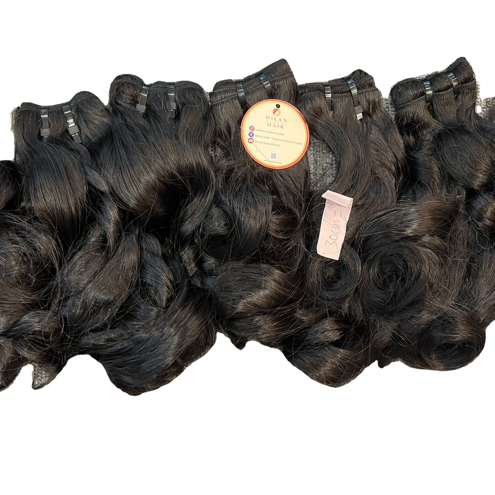 Wholesale Double Drawn 100 % Vietnamese Raw Virgin Bouncy Curly Hair Wigs