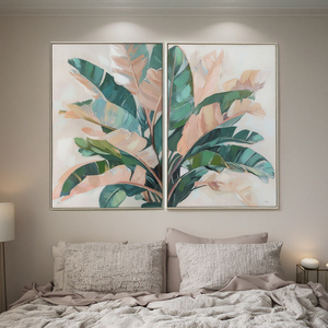 Nouvelle usine personnalisation encadrée fleurs et feuilles toile impression mur Art <span class=keywords><strong>peinture</strong></span> <span class=keywords><strong>pour</strong></span> bureau <span class=keywords><strong>chambre</strong></span> salon décor <span class=keywords><strong>à</strong></span> la maison - Product Image 3