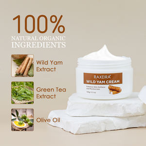 Meilleures ventes de crème d'igname sauvage à base de plantes naturelles réparatrice <span class=keywords><strong>hydratante</strong></span> verrouillage <span class=keywords><strong>eau</strong></span> soins de la peau crème anti-rides pour le visage - Product Image 3