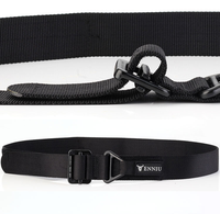 Ceinture tactique pour homme 1,5 pouce, ceinture de travail en nylon utilitaire pour homme avec boucle à dégagement rapide en V