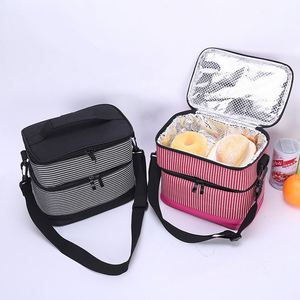 2024 New Arrive Large Capacity Double Layer Insulated Outdoor Cooler <b>Bag</b> <b>Lunch</b> Box <b>Bag</b> - Product Image 5