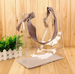 Bolsa de Mão Transparente Personalizada em PVC Durável e Ecológico com Alça de Lenço, à Prova d'Água, com Impressão de Logotipo Personalizado e Toque Macio - Product Image 5