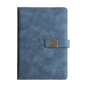 Carnet de notes A5 en cuir PU à couverture rigide, personnalisable, design minimaliste, agenda professionnel, couleur personnalisée, vente en gros 2026 - Product Image 1