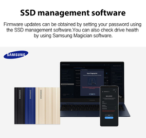 ฮาร์ดดิสก์ภายนอกแบบพกพา SSD T7 Shield ความเร็วสูง สำหรับเดสก์ท็อป แล็ปท็อป พีซี ความจุ 1TB 2TB USB 3.2 Gen 2 T7 - Product Image 2