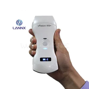 LANNX uRason W8 + 迷你3合1双头超声探头便携式彩色探头无线超声波Wifi手持探头