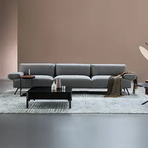 Hiện đại biệt thự sofa mới nhất thiết kế sang trọng ghế nhà phòng khách hình chữ L rắn gỗ 3 4 chỗ ngồi dài vải sofa