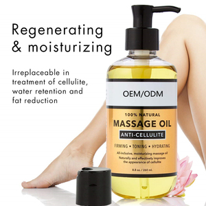 Label pribadi 100% alami perawatan selulit mengencangkan & melembabkan kulit Anti Selulit Minyak pijat - Product Image 2