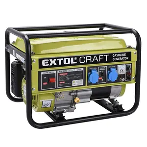 421000 Extol Craft Ce Goedgekeurd 6.5HP/2.8KW 1ph Lage Brandstofverbruik Draagbare Benzine Generator Met Automatische Olie Niveau Controle