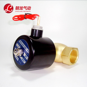 Vanne solénoïde à vapeur tout cuivre Chzldq, type angle 1 pouce, AC 220V, pour air, température de fonctionnement 100°C-500°C - Product Image 2