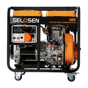Generador Diésel Portátil SELOSEN AC <span class=keywords><strong>de</strong></span> 3kw 7kw con Ruedas - Product Image 1
