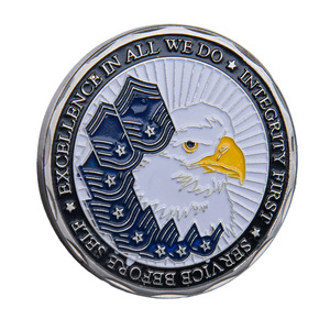 Moneda Conmemorativa de Metal Chapada en Oro, Moneda de Recuerdo con el Lema del Aviador, Moneda Coleccionable de Excelencia e Integridad - Product Image 5