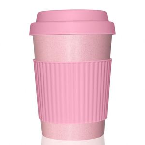 Mug de voyage personnalisé 12 oz en PP + fibre de bambou, écologique, durable, réutilisable, avec couvercle anti-éclaboussures, sans BPA, anti-brûlure, compatible micro-ondes - Product Image 4