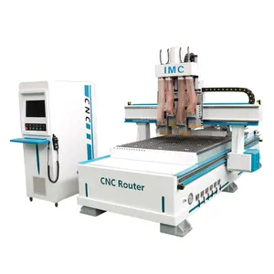 Mesin Router Kayu Cnc 1325 Perkakas 4 Buah, Mesin Pengerjaan Kayu Cnc