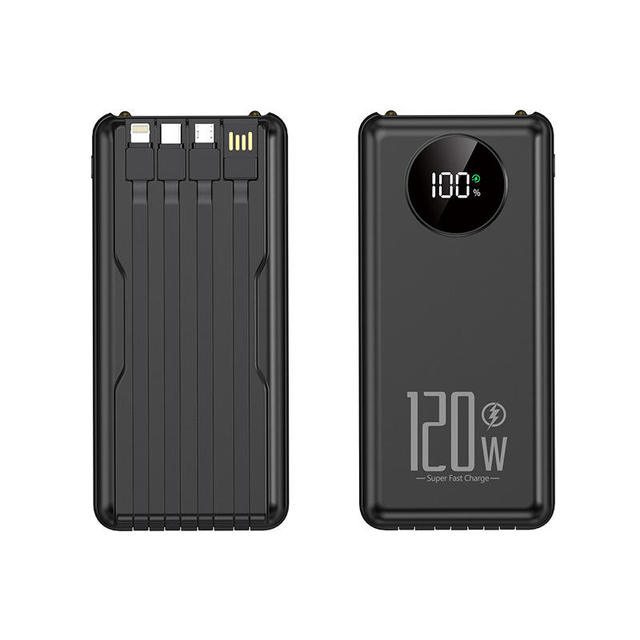 Wholesale 20000mAh PD Fast Charging Portable Power Bank with LED Display Dual USB-C Output High Capacity OEM Custom Logo