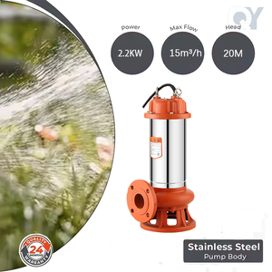 Bomba sumergible de corte de aguas residuales QY, bombas amoladoras de aguas residuales, bomba sumergible en pulgadas para la industria, agua sucia - Product Image 5