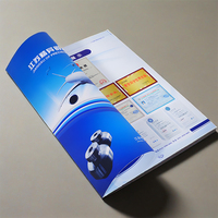Service d'impression de livret d'impression de brochure en couleur de couture de selle à faible coût de conception gratuite professionnelle