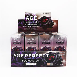 F251 TLM Spf 35 Serum Skin Tint Foundation <span class=keywords><strong>Age</strong></span> <span class=keywords><strong>Perfect</strong></span> Foundation <span class=keywords><strong>Maquillaje</strong></span> Impermeable y Natural Cobertura completa Base mate - Product Image 3