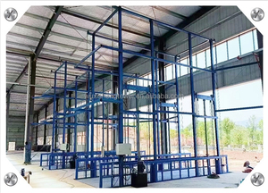 Nhà nóng nội bộ thang máy nâng thang máy cho kho <span class=keywords><strong>1</strong></span>/2/<span class=keywords><strong>3</strong></span> tấn hai bài nâng hàng hóa tầng lửng Giá nâng - Product Image 6