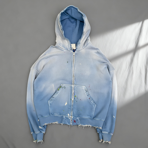 <span class=keywords><strong>Felpa</strong></span> <span class=keywords><strong>con</strong></span> <span class=keywords><strong>Cappuccio</strong></span> Personalizzata Streetwear Unisex 500 Gsm Oversize <span class=keywords><strong>Rosa</strong></span> Effetto Lavaggio Acido Vintage <span class=keywords><strong>con</strong></span> Strappi e Cerniera - Product Image 1