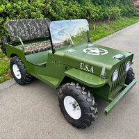 Mini Kart Électrique Style Jeep pour Sites Touristiques et Parcs d'Attractions, Plaisir Tout-Terrain pour Adultes