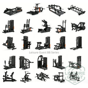 Machines de Squat Commerciales Huck pour Gymnase, Presses à Jambes en Acier, Entraîneurs de Cuisses, Conception en V Réglable et Sûre pour l'Entraînement de Force – Approvisionnement Direct Usine - Product Image 6