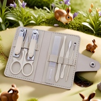 Kit de Manucure et Pédicure Professionnel en Acier Inoxydable 7 Pièces – Coupe-Ongles, Lime à Ongles, Ciseaux à Cuticules – Vente en Gros