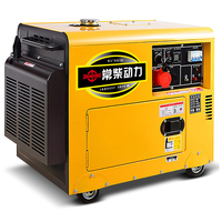 Groupe électrogène diesel silencieux super silencieux, mini, portable, 5KW, 8KW, 10KW, 12KW, triphasé, démarrage automatique, insonorisé