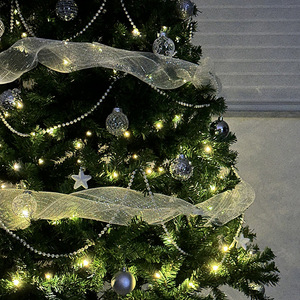 Cinta para Árbol de Navidad, Accesorios de Malla de PP para Lazos y Coronas, Decoraciones Navideñas - Product Image 3