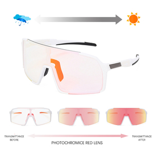 도매 야외 광장 사이클링 라이딩 선글라스 안티 UV 광 변색 러닝 스포츠 선글라스 - Product Image 2
