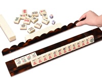 Support de rangement pour Mahjong en acrylique de luxe, pliable et portable, motif écaille de tortue, livraison en 3 à 7 jours depuis les États-Unis