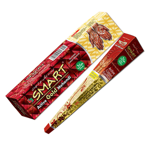 Pasta de Henna en Cono de Larga Duración para Arte Corporal, Pigmento Temporal para Tatuajes, Aplicador de Fácil Aplicación, Diseño de Tubo de Fácil Extracción - Product Image 1