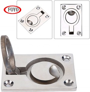 FOYO Nouvelle poignée de levage en acier inoxydable 316 Anneau de levage affleurant Accessoire de quincaillerie marine pour bateaux fabriqués pour chaîne <span class=keywords><strong>d</strong></span>'ancrage - Product Image 4